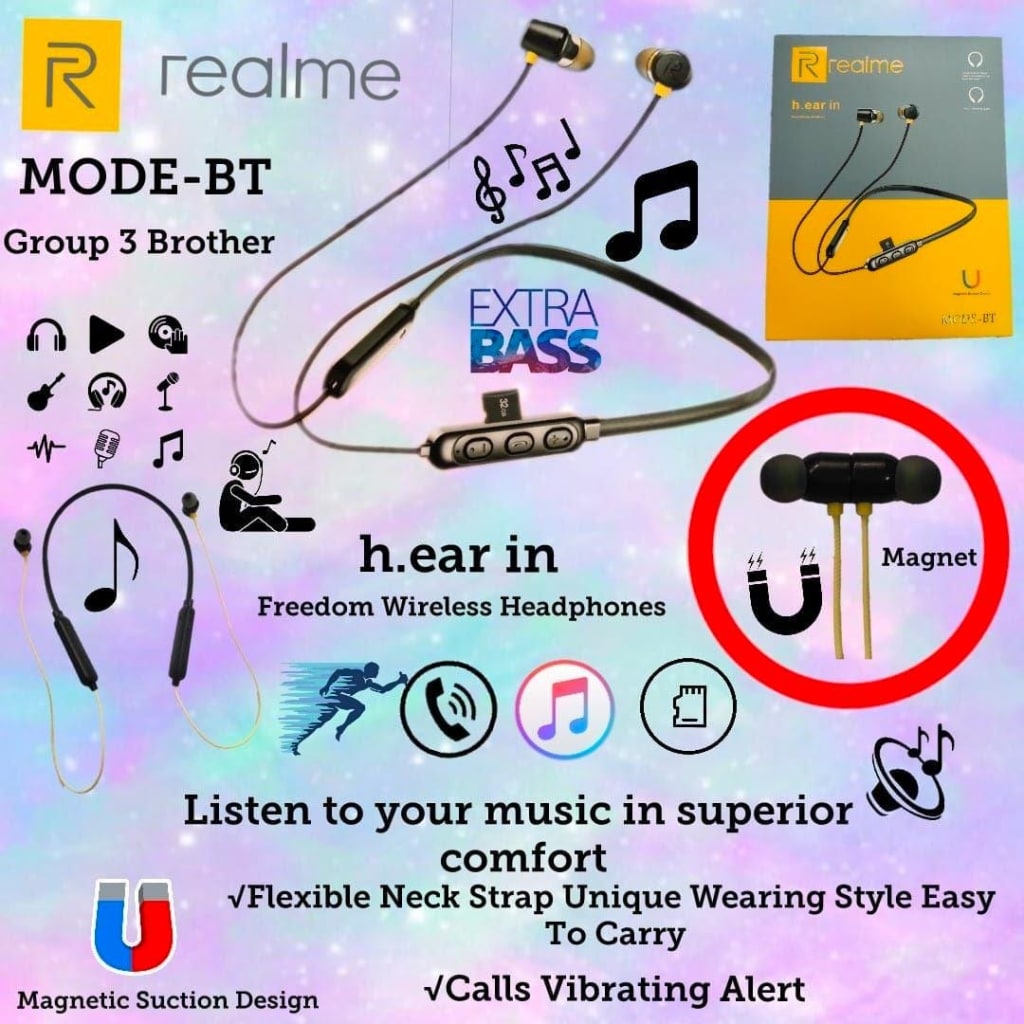 HANDSFREE BLUETOOTH REALME BUDS di qeong.com