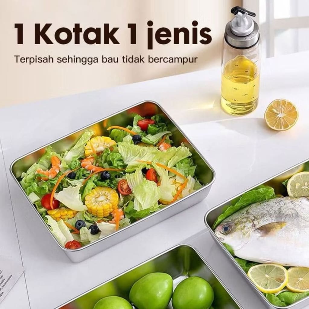 FOOD STORAGE STAINLESS / TEMPAT PENYIMPANAN MAKANAN di qeong.com FOOD STORAGE STAINLESS / TEMPAT PENYIMPANAN MAKANAN di qeong.com