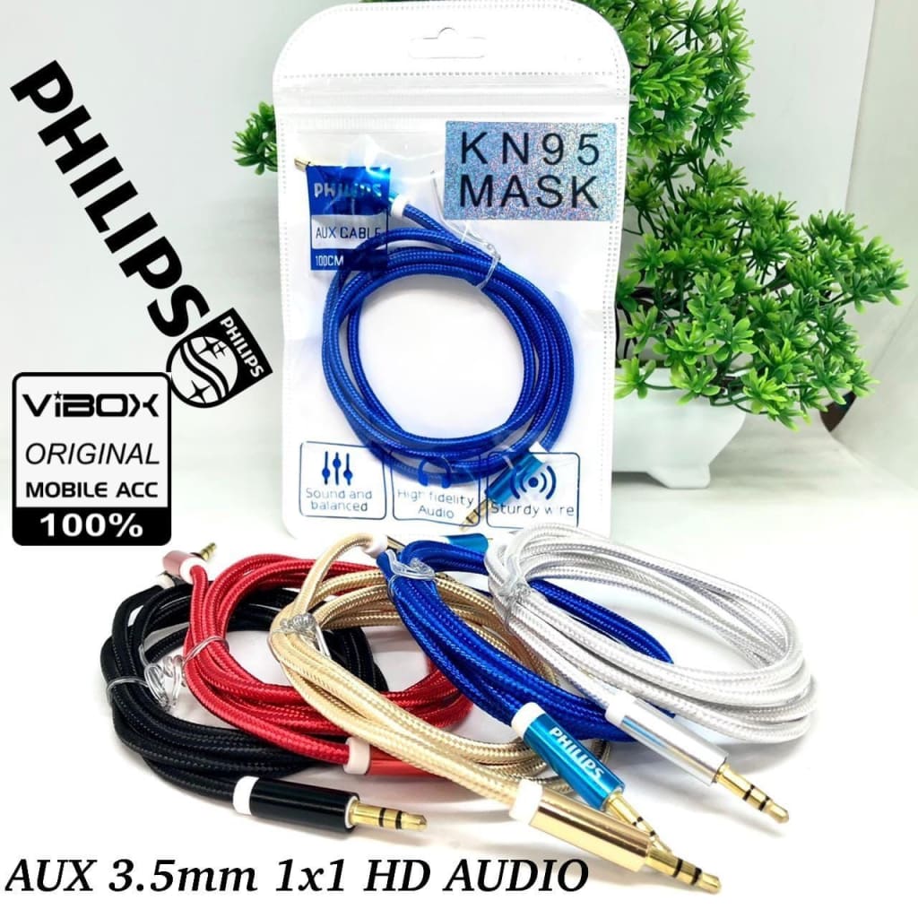 KABEL AUX PHILIPS 1-1 JACK 3.5MM di qeong.com KABEL AUX PHILIPS 1-1 JACK 3.5MM di qeong.com