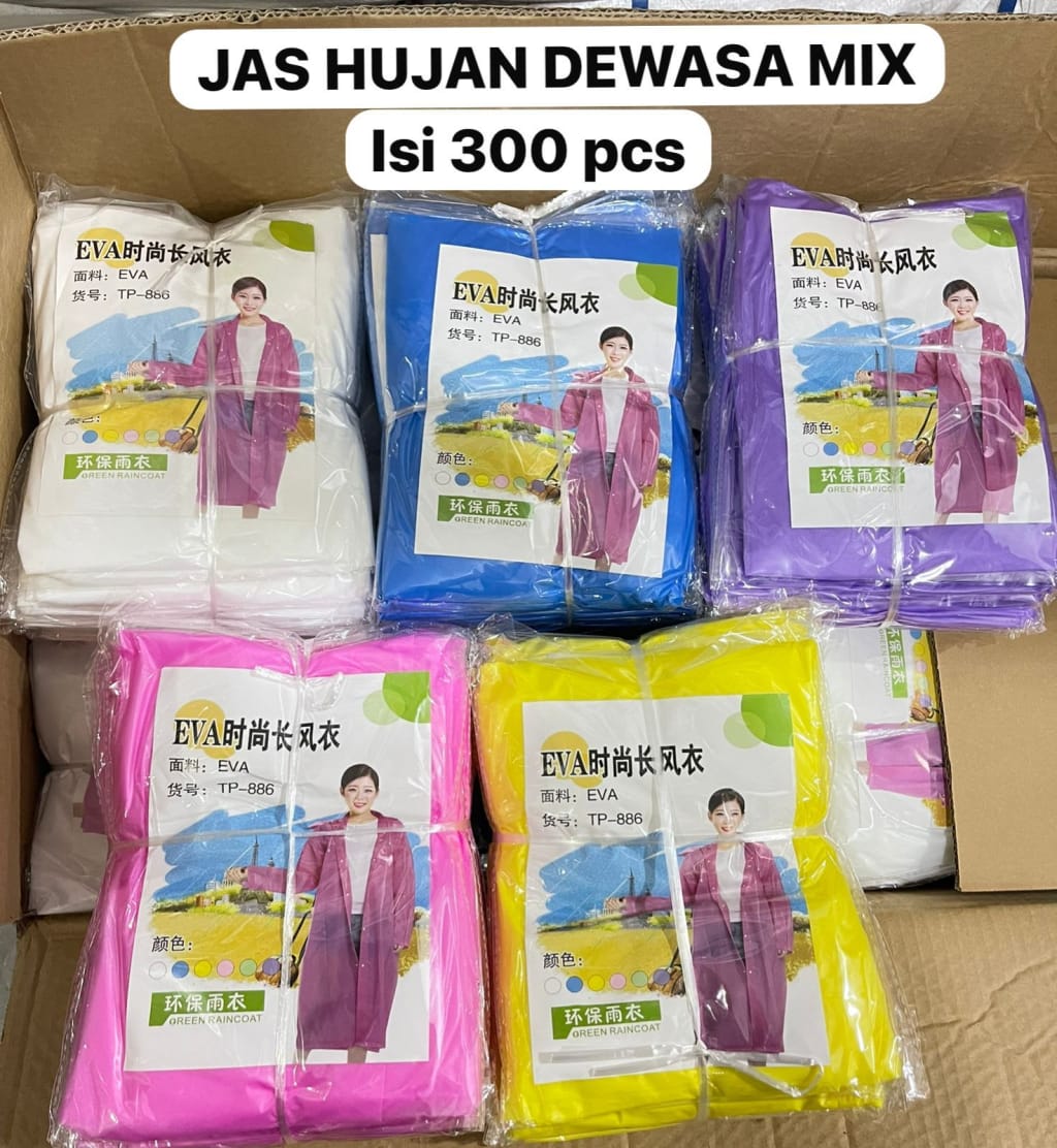 JAS HUJAN EVA DEWASA MIX di qeong.com JAS HUJAN EVA DEWASA MIX di qeong.com
