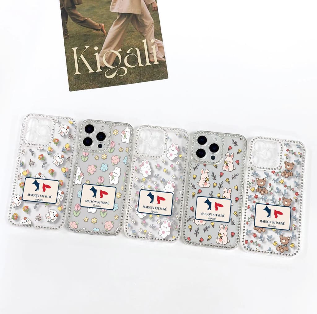 SOFTCASE LUXURY CLEAR SWAROVSKI MAISON KITSUNE STYLISH di qeong.com SOFTCASE LUXURY CLEAR SWAROVSKI MAISON KITSUNE STYLISH di qeong.com