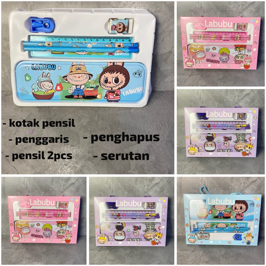 SET ALAT TULIS LABUBU di qeong.com SET ALAT TULIS LABUBU di qeong.com