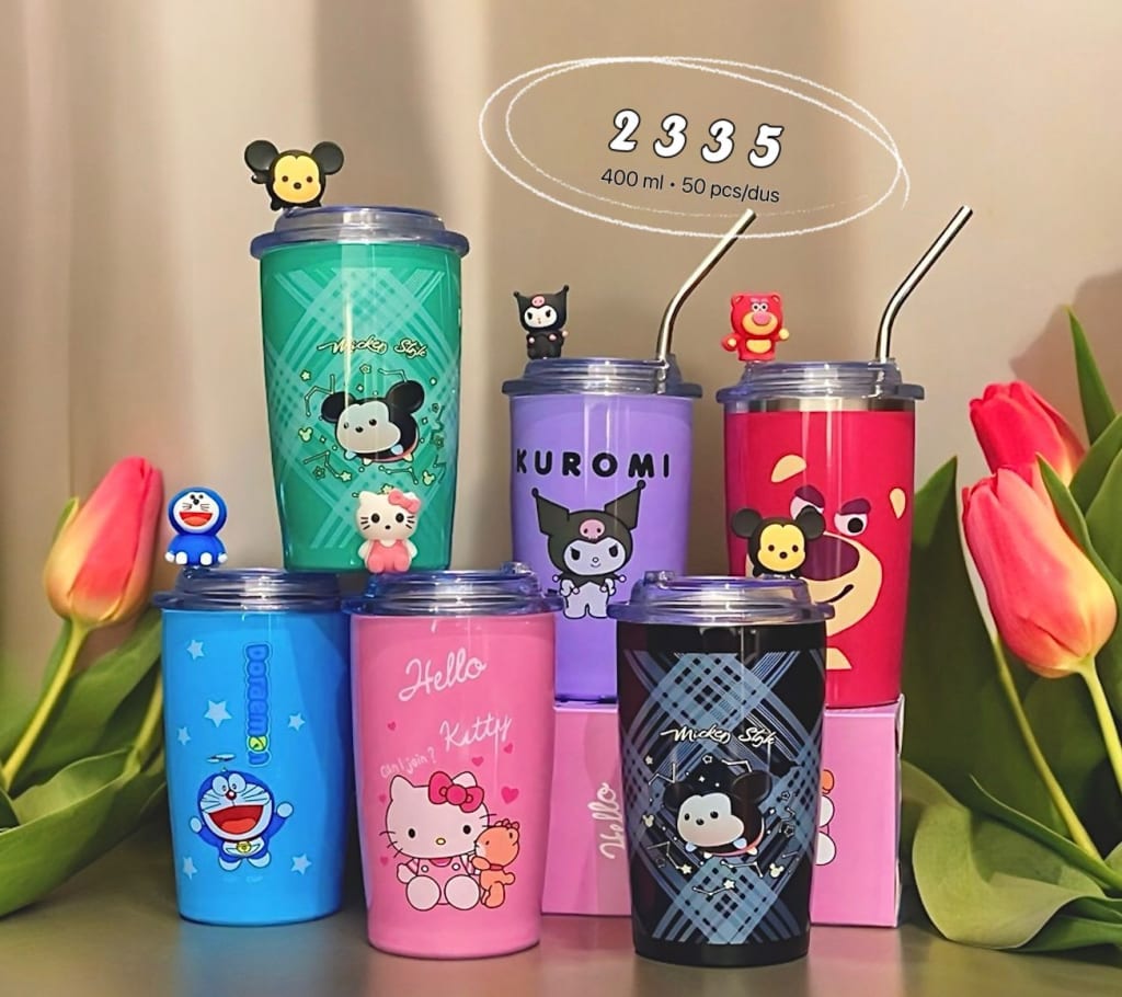 TUMBLER MINUM KODE 2335 400ML MIX di qeong.com TUMBLER MINUM KODE 2335 400ML MIX di qeong.com