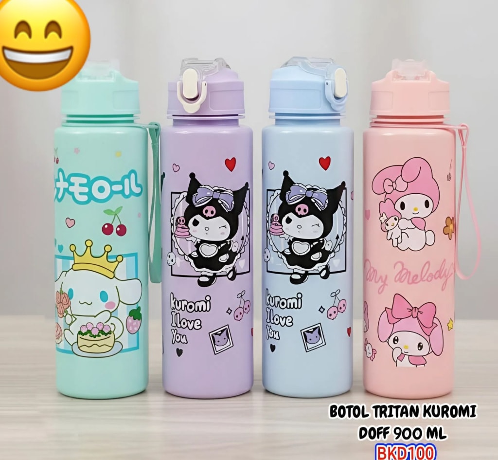 BOTOL TRITAN DOFF KARAKTER 900ML di qeong.com