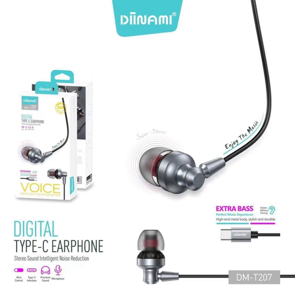HANDSFREE DIINAMI T207 TYPE C di qeong.com HANDSFREE DIINAMI T207 TYPE C di qeong.com