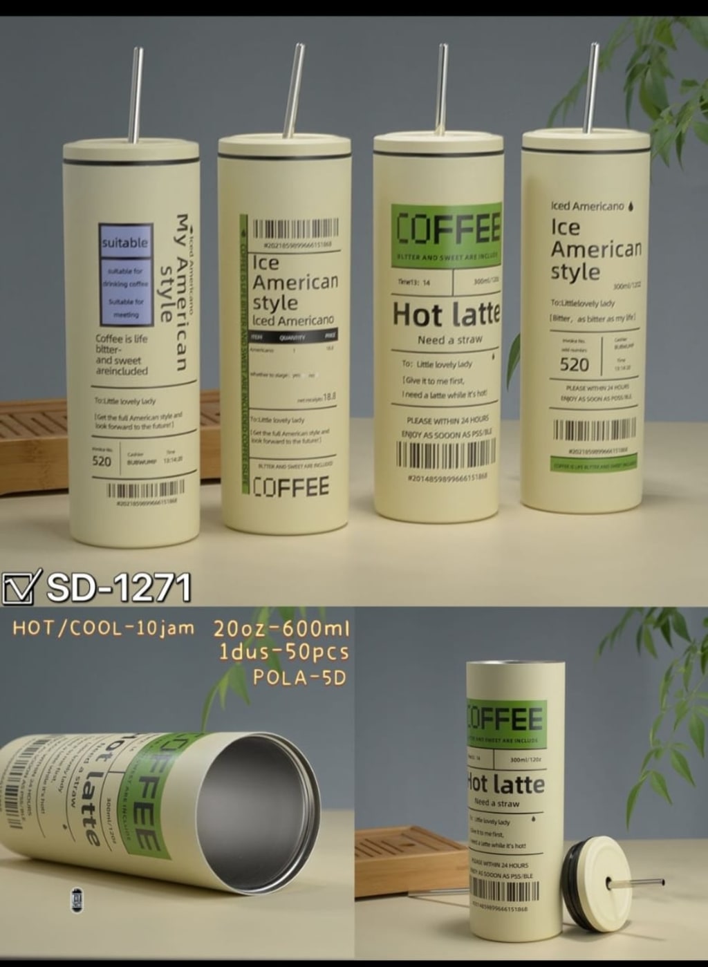 TUMBLER MINUM STAINLESS COFFE KODE SD-1271 di qeong.com TUMBLER MINUM STAINLESS COFFE KODE SD-1271 di qeong.com