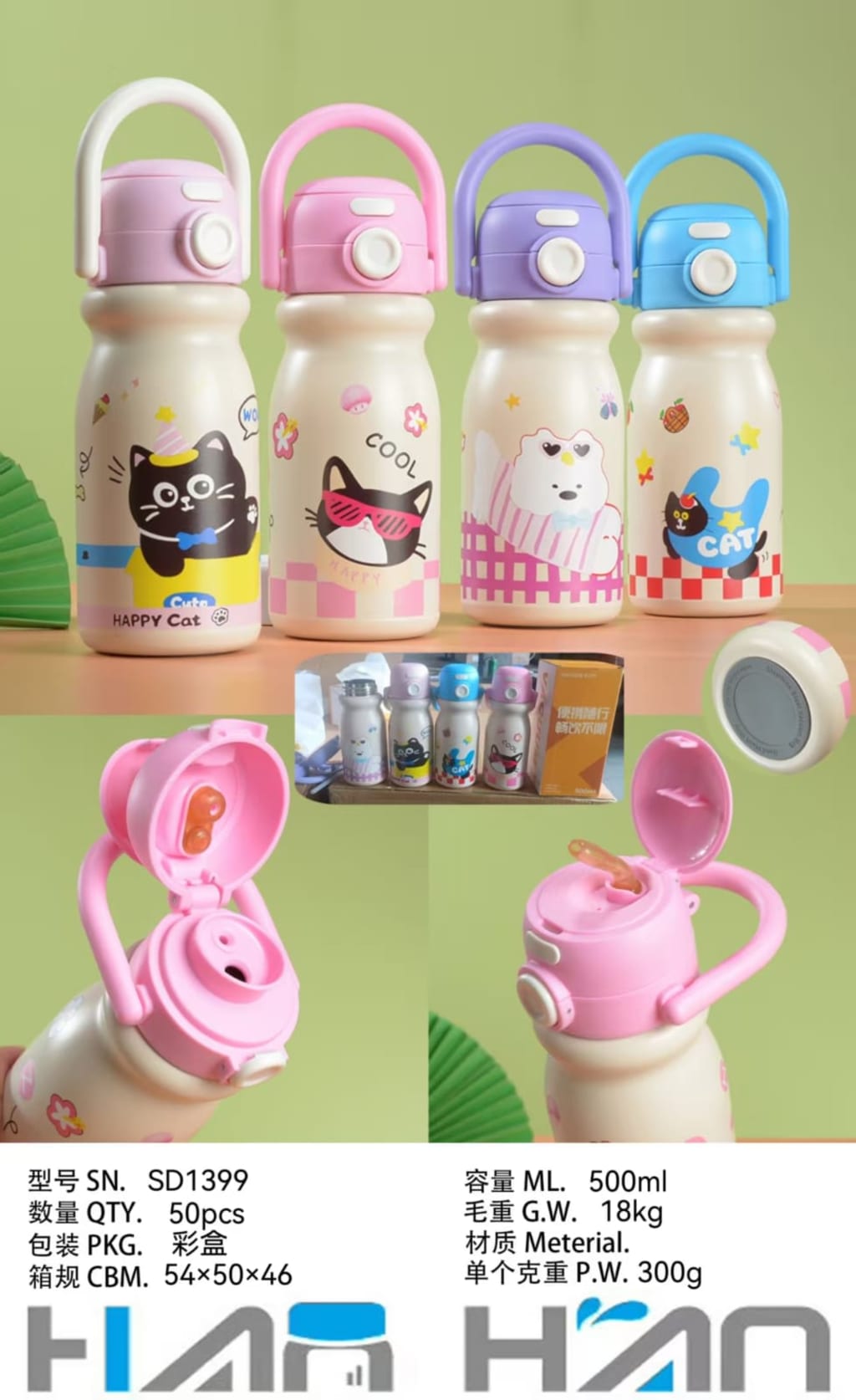 BOTOL 1399 STAINLESS KARAKTER di qeong.com