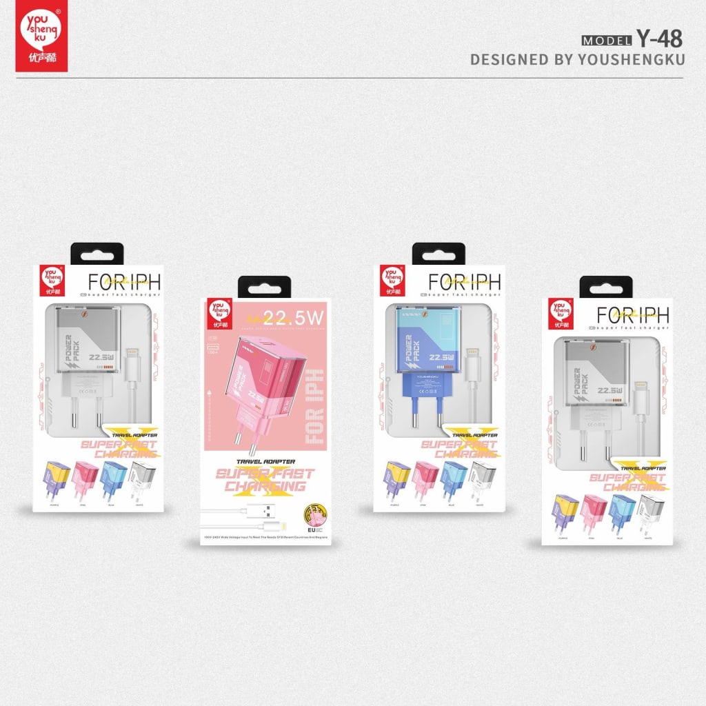 CHARGER YOUSHENGKU MODEL Y-48 QC 3.0 22.5W di qeong.com