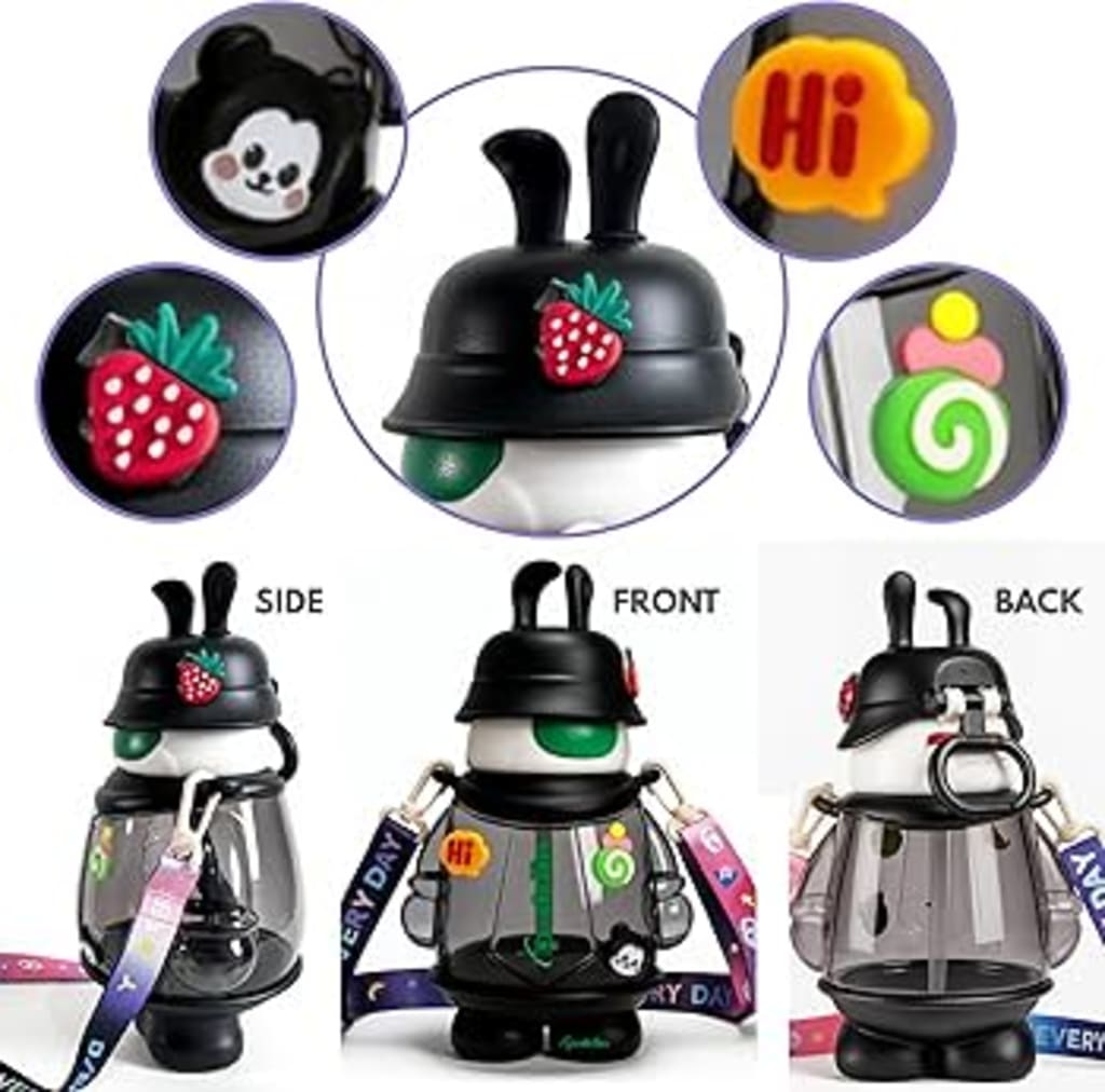 BOTOL MINUM TOPI RABBIT 850ML KODE 2344 di qeong.com