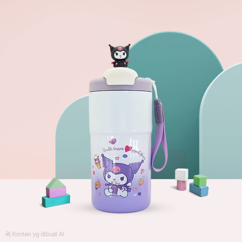 TUMBLER TERMOS SANRIO 450ML KODE 2357 di qeong.com