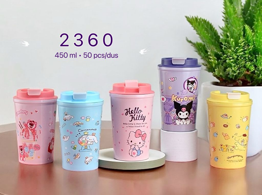 TUMBLER MINUM 450ML KODE 2360 di qeong.com