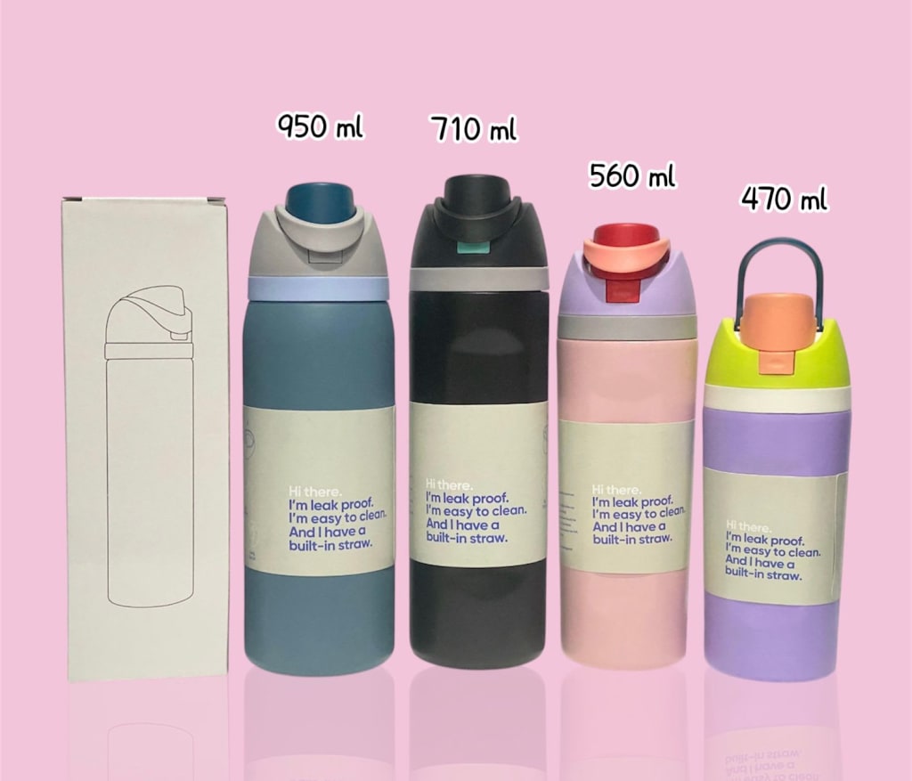 TERMOS MINUM GAGANG SIMPLE/ ANTI PANAS KODE 2375/76/77/78 di qeong.com