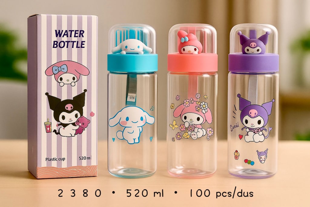 BOTOL MINUM BENING KUROMI KODE 2380 di qeong.com