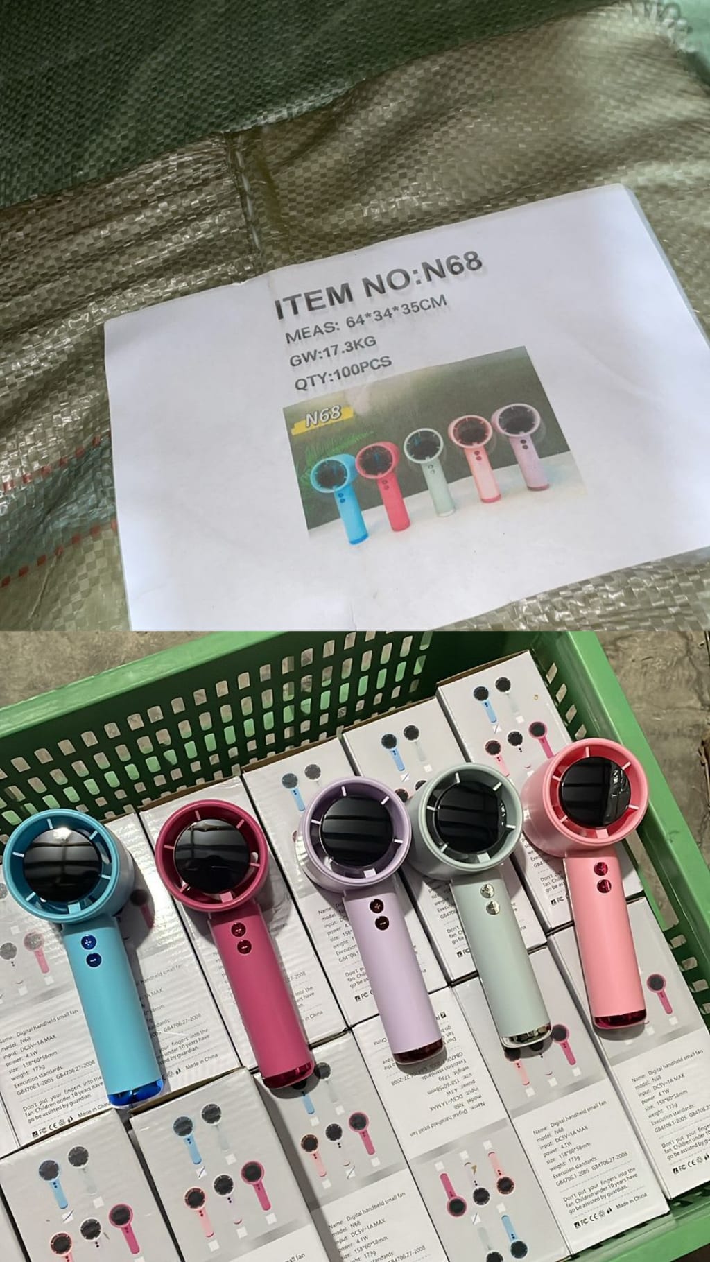 KIPAS MINI FAN N68S NEW di qeong.com