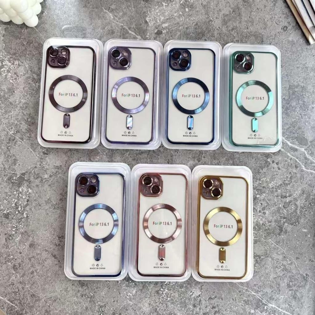 CASE MAGSAFE MAGNETIC CHROME LENSA 889 di qeong.com