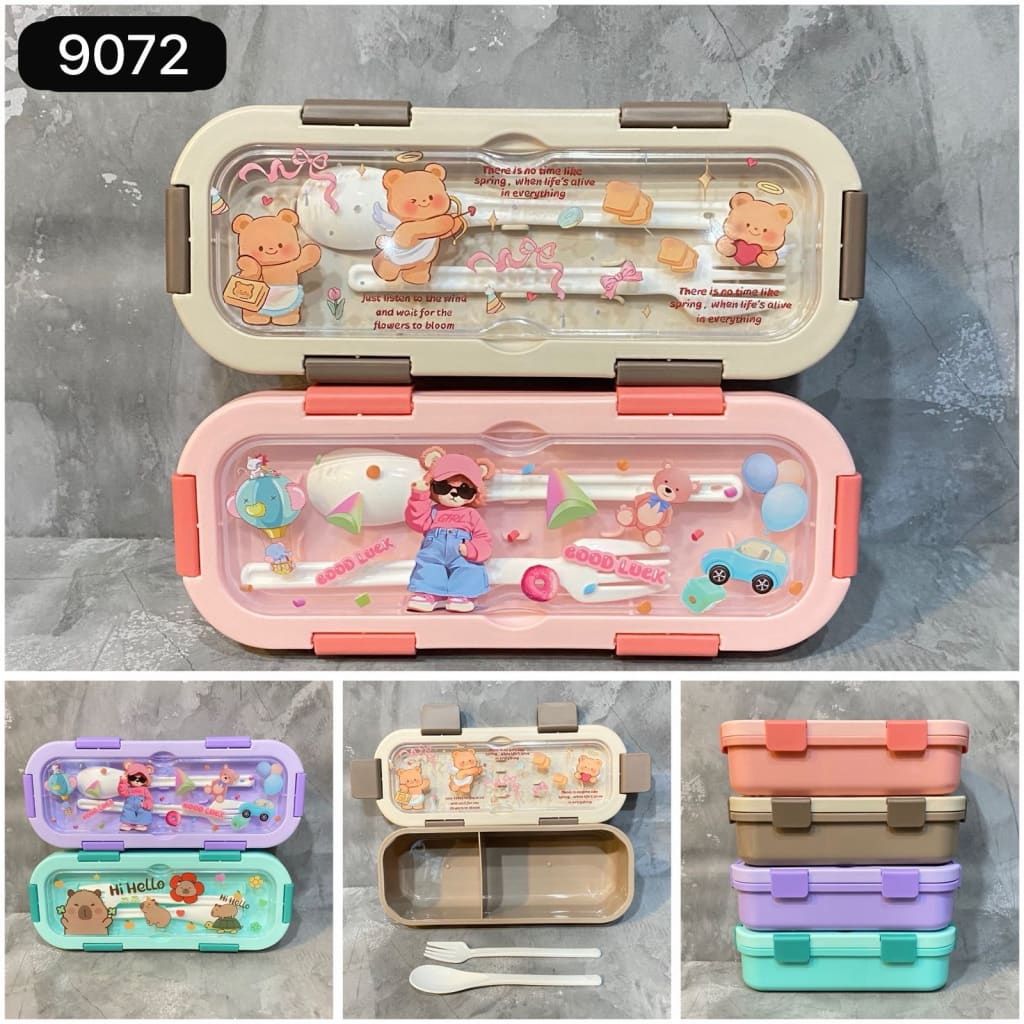 KOTAK MAKAN /BEKAL LUNCH BOX 9072 di qeong.com