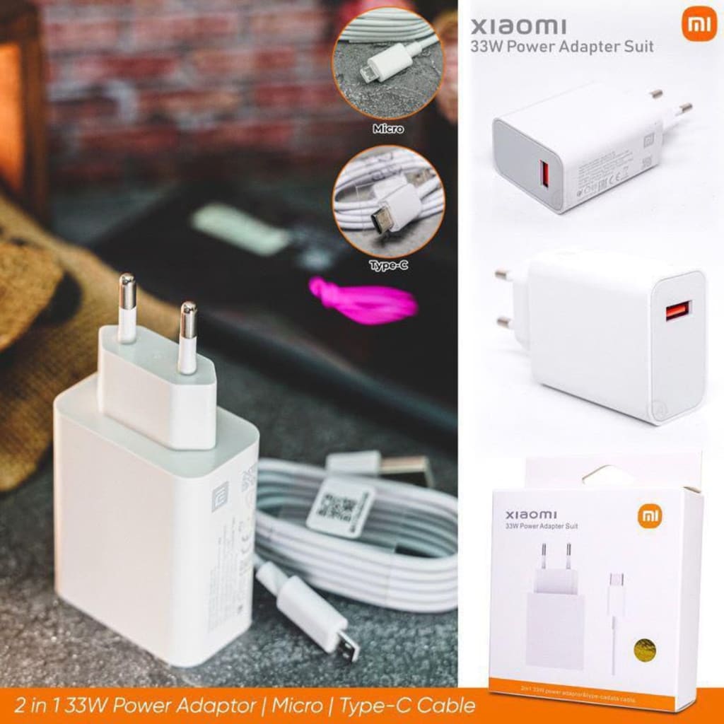 CHARGER XIAOMI Mi6 FAST CHARGING MICRO di qeong.com