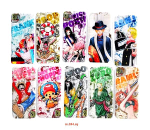 SOFTCASE MOTIF ONE PIECE LUFFY MODEL M284.SG di qeong.com