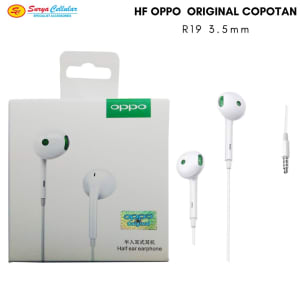 HANDSFREE OPPO R19 WHT ORI 99% PACK di qeong.com