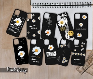 SOFTCASE BLACK DARK DAISY di qeong.com