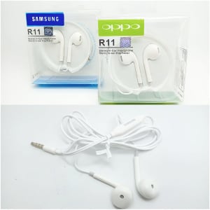 HANDSFREE R11 ORI + PACKING SAMSUNG&OPPO di qeong.com