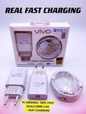 TRAVEL CHARGER ORIGINAL 💯% VIVO 3Ampere + PACK IMPORT di qeong.com