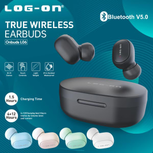 LOG-ON WIRELESS EARPHONE MINI EARBUDS TWS ONBUDS-LO6 di qeong.com