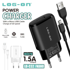 TRAVEL CHARGER LOGON NANO LO-C32 MICRO di qeong.com