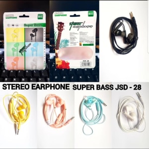 HEADSET MACARON U-28 STEREO EARPHONE HIGH QUALITY di qeong.com