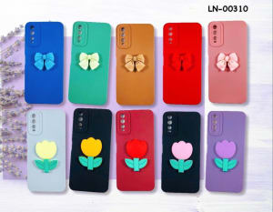 CASE PRO CAMERA PREMIUM MACARON 3D MANIK RIBBON & TULIP PC di qeong.com