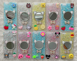 CASE GLITTER FULL +CAT MIRROR DIAMOND+ Boneka cute” di qeong.com