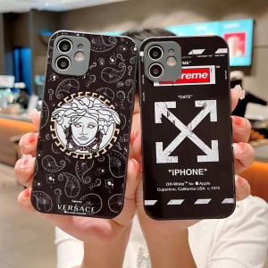 SOFTCASE BLACK MOTIF BRANDED di qeong.com