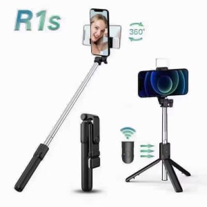 TONGSIS SELFIE STICK LED R1S di qeong.com