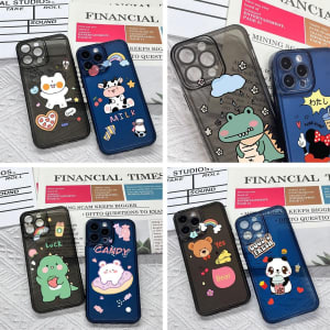 SOFTCASE CLEAR COLOUR GLOSSY BIG EYE JELLY TOONS di qeong.com