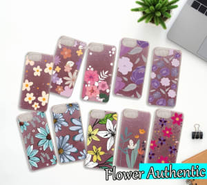 SOFTCASE PREMIUM CLEAR GLITTER PROTECT CAMERA FLOWER AUTHENTIC di qeong.com