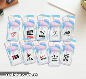 SOFTCASE CLEAR SLOT CARD RAINBOW MELT PROTECT CAMERA di qeong.com