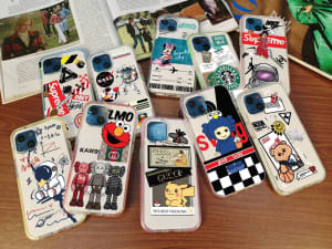 SOFTCASE PREMIUM TPU LIST COLOUR SMACK LABEL di qeong.com