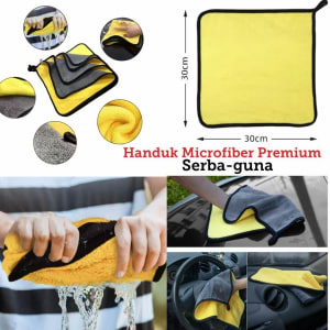 Kain Lap Microfiber Premium Profesional Kain Pembersih Serba-Guna di qeong.com