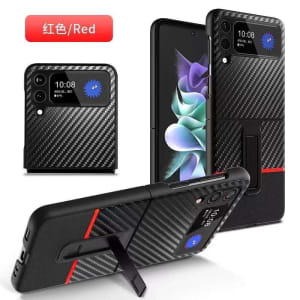 CASE FLIP COVER MOTIF CARBON PREMIUM PACK di qeong.com