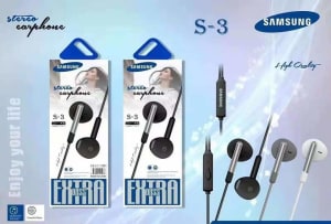 Hf Headset SAMSUNG S-3 Stereo Earphones Sound Extra Bass di qeong.com