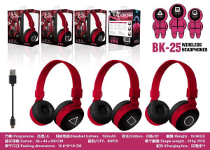 HEADSET BANDO BLUETOOTH SQUID GAME BK-25 di qeong.com