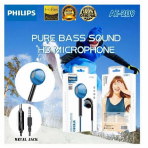 HEADSET PHILIPS MIC AT-209 di qeong.com