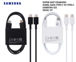 KABEL DATA SAMSUNG S22 TIPE C TO C ORIGINAL VV di qeong.com