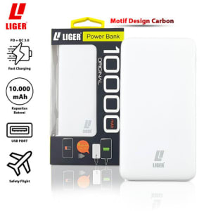 POWER BANK LIGER L168 CARBON 10.000 MAH di qeong.com