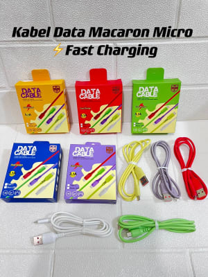 KABEL DATA MACARON 3.1A  MICRO FAST CHARGING di qeong.com