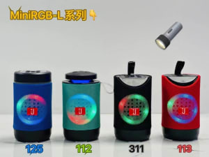 SPEAKER BLUETOOTH MINI RGB + SENTER di qeong.com