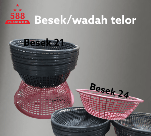 keranjang besek/ wakul plastik di qeong.com