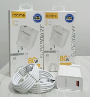 CHARGER REALME 9 80WATT VOOC di qeong.com