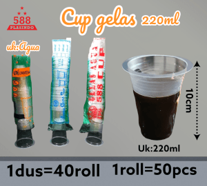 Gelas CUP AGUA uk 220ml di qeong.com