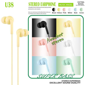 HANDSFREE MACARON U38 + MIC di qeong.com